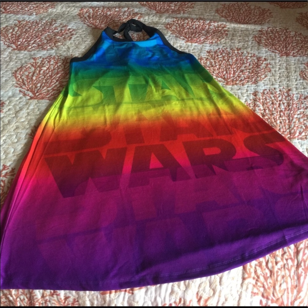 Star Wars Ladies multicolor Halter Tie Back Dress